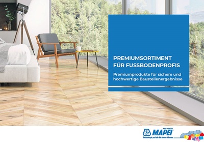 MAPEI Premiumsortiment Fußbodentechnik Broschüre